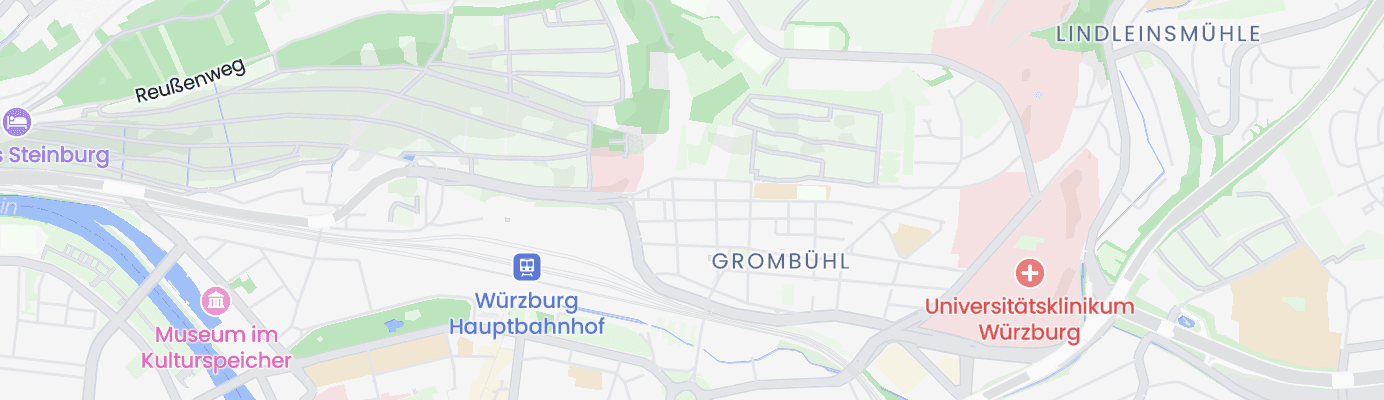 Karte mit dem ungefähren Standort