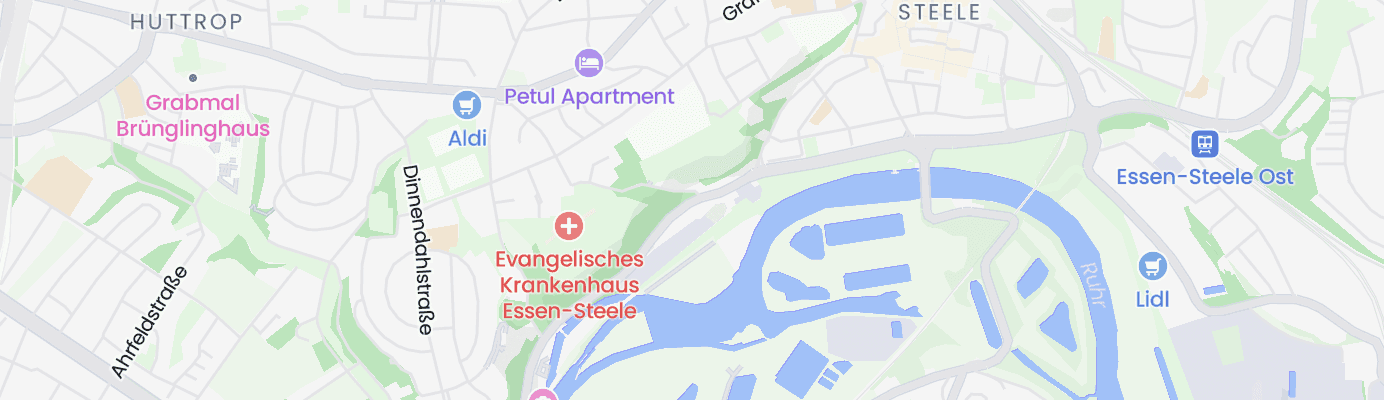 Map showing the approximate location