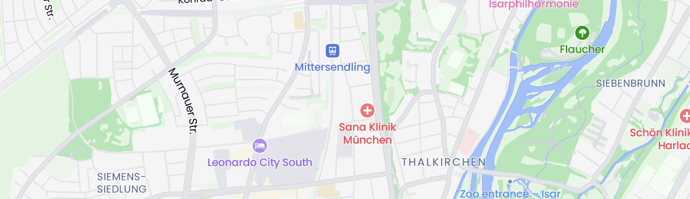 Karte mit dem ungefähren Standort