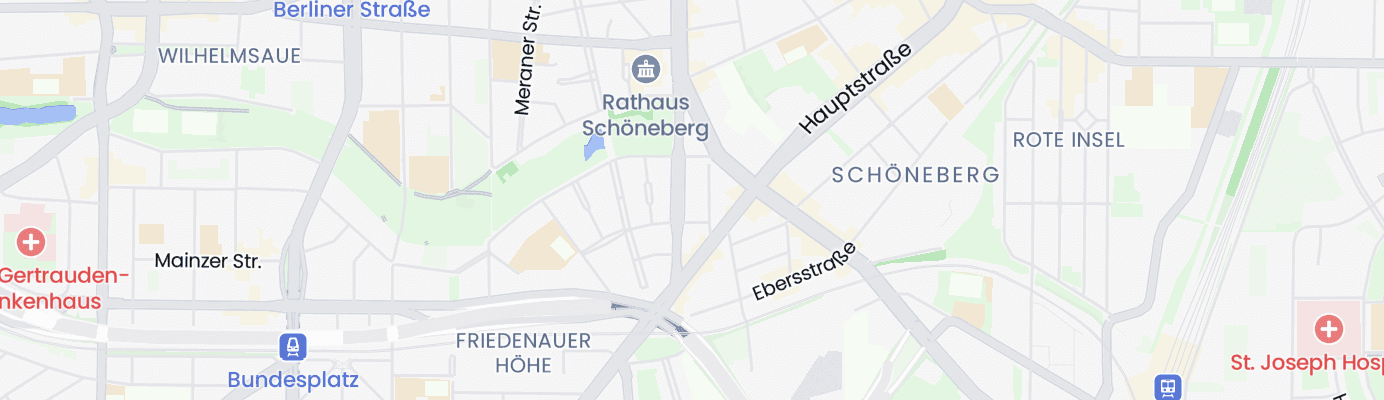 Karte mit dem ungefähren Standort
