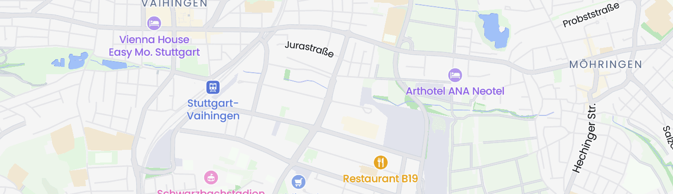 Karte mit dem ungefähren Standort