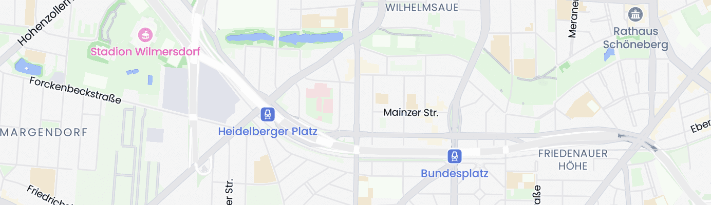 Karte mit dem ungefähren Standort