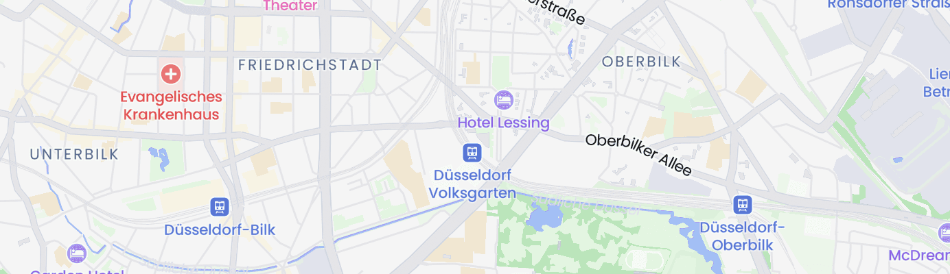 Karte mit dem ungefähren Standort