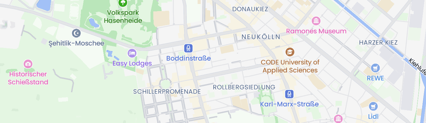 Karte mit dem ungefähren Standort