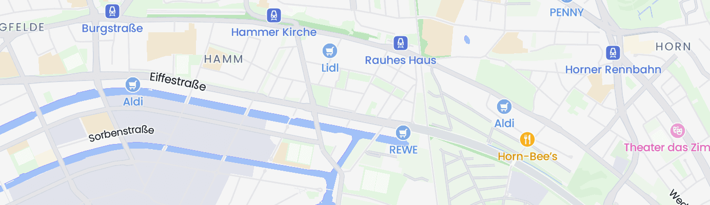 Karte mit dem ungefähren Standort
