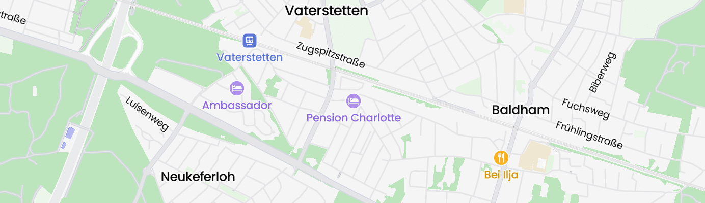 Karte mit dem ungefähren Standort