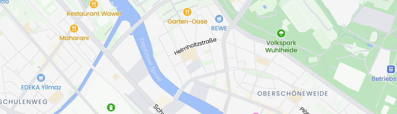 Karte mit dem ungefähren Standort
