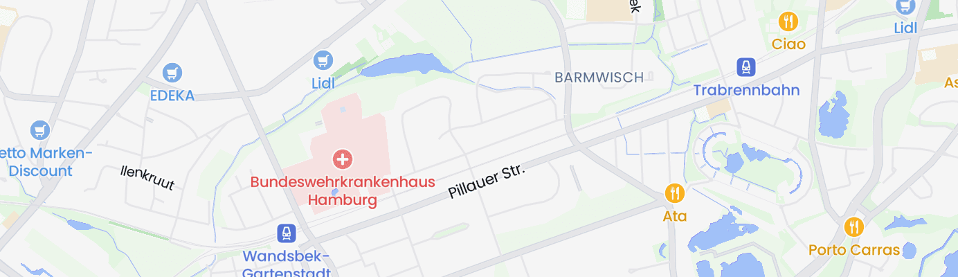 Karte mit dem ungefähren Standort