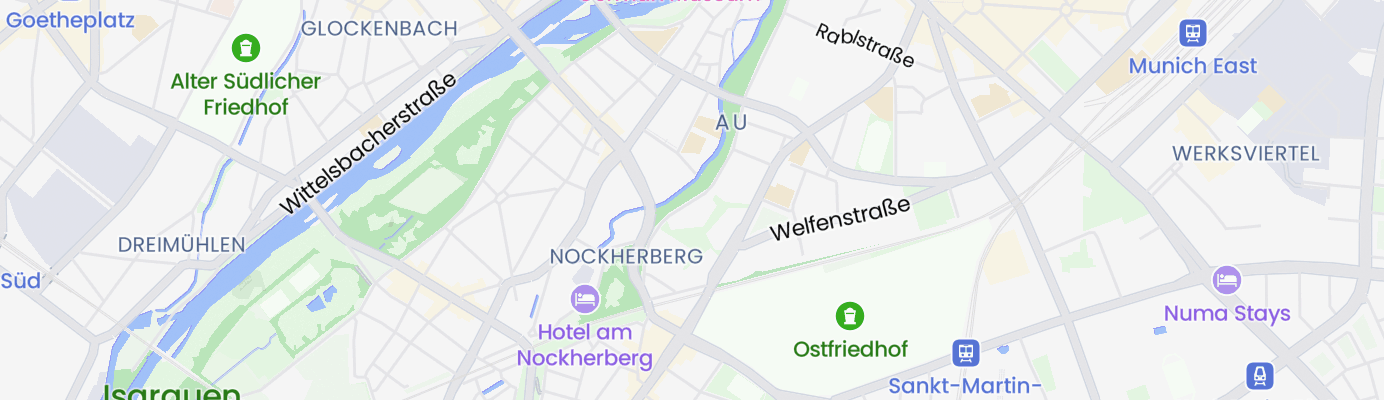 Karte mit dem ungefähren Standort