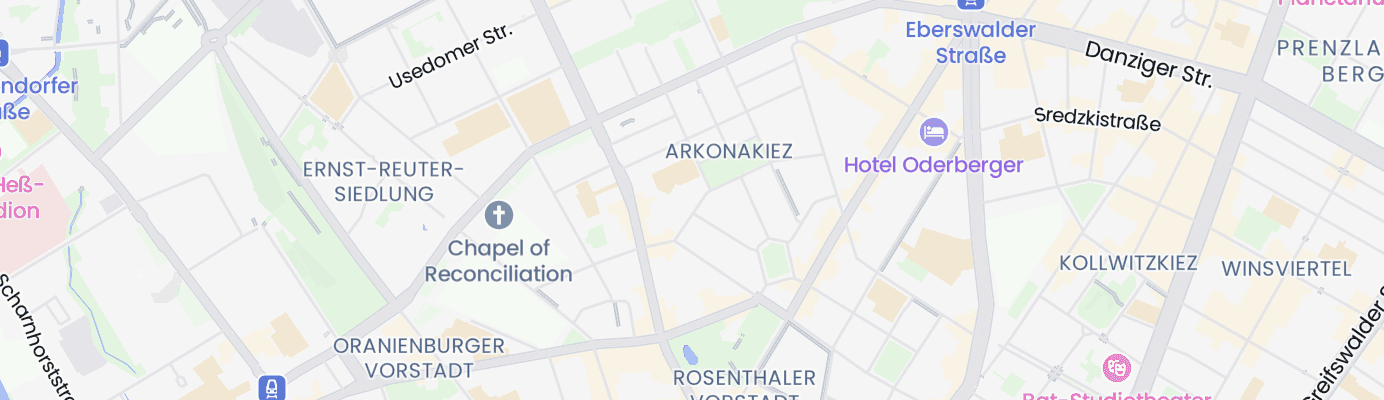 Karte mit dem ungefähren Standort