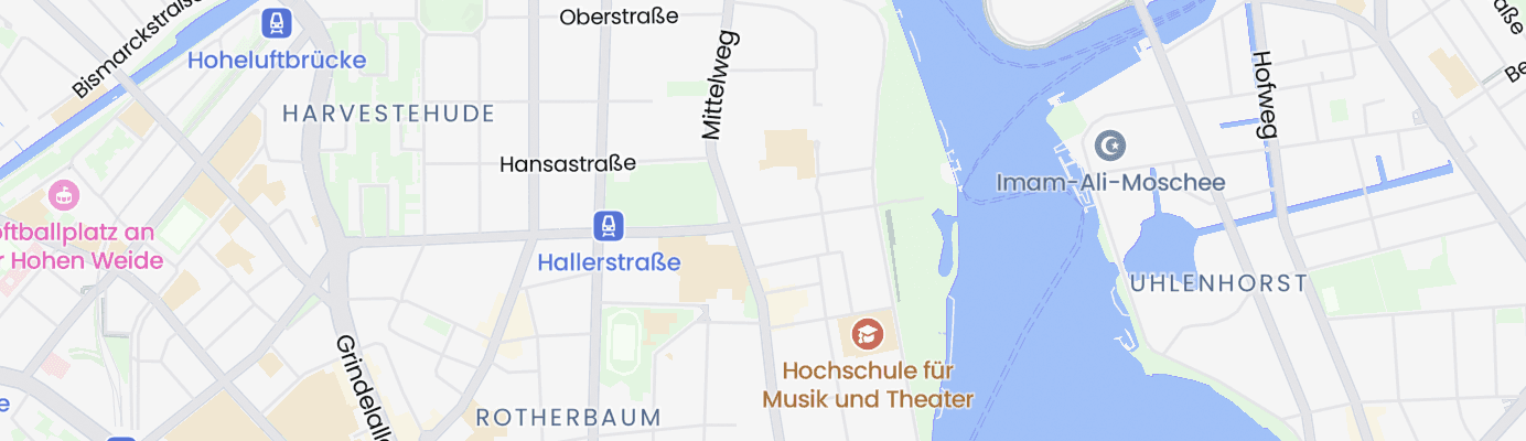 Karte mit dem ungefähren Standort