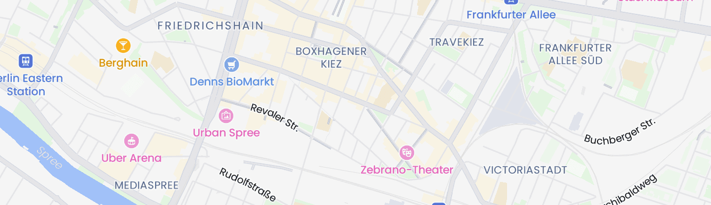 Karte mit dem ungefähren Standort