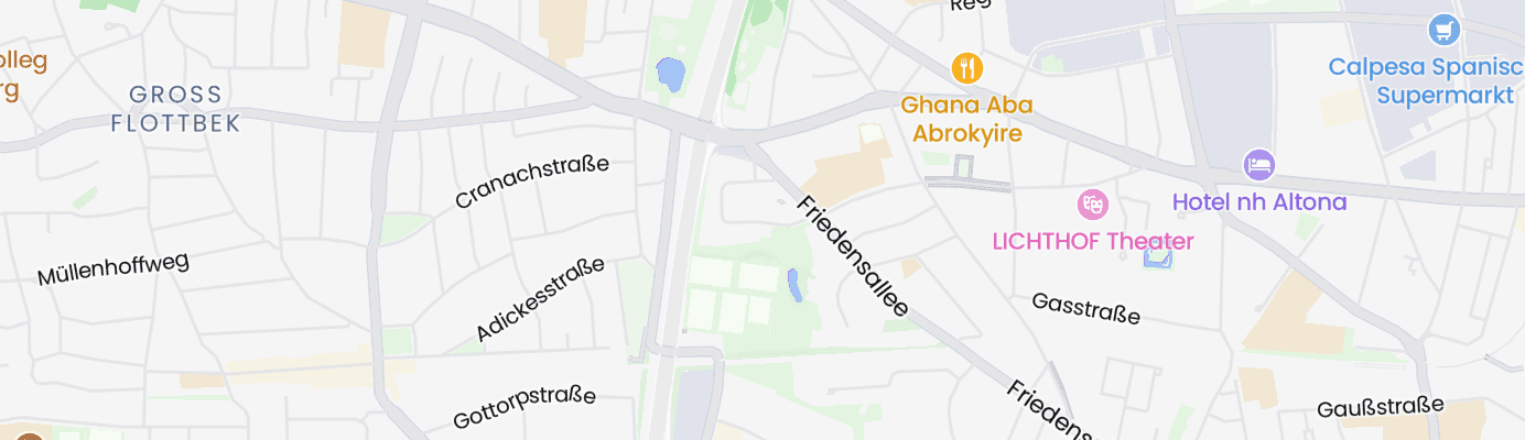 Map showing the approximate location