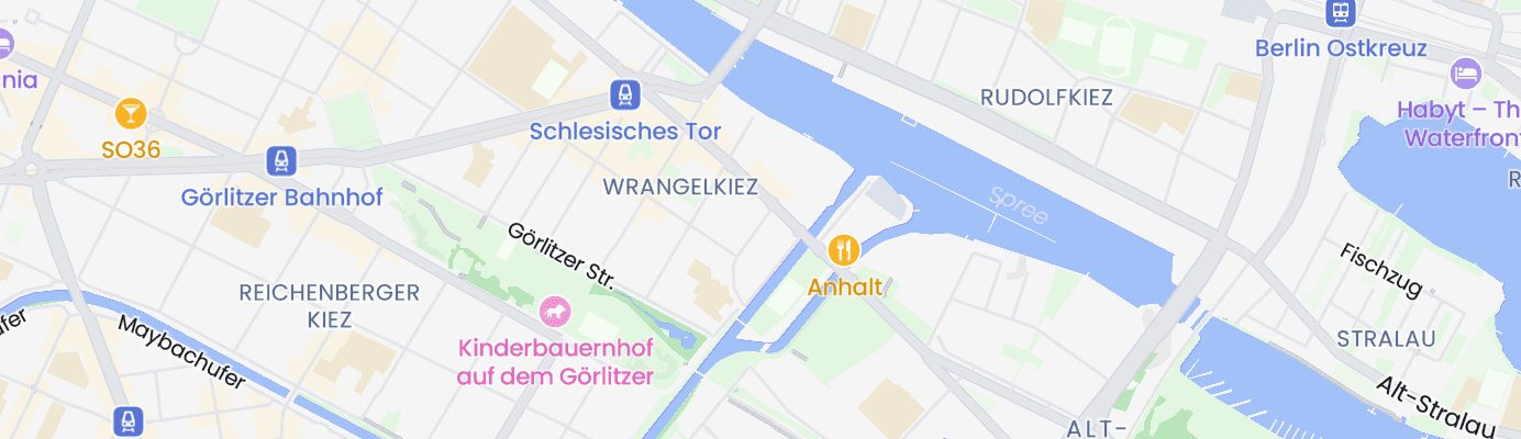 Karte mit dem ungefähren Standort