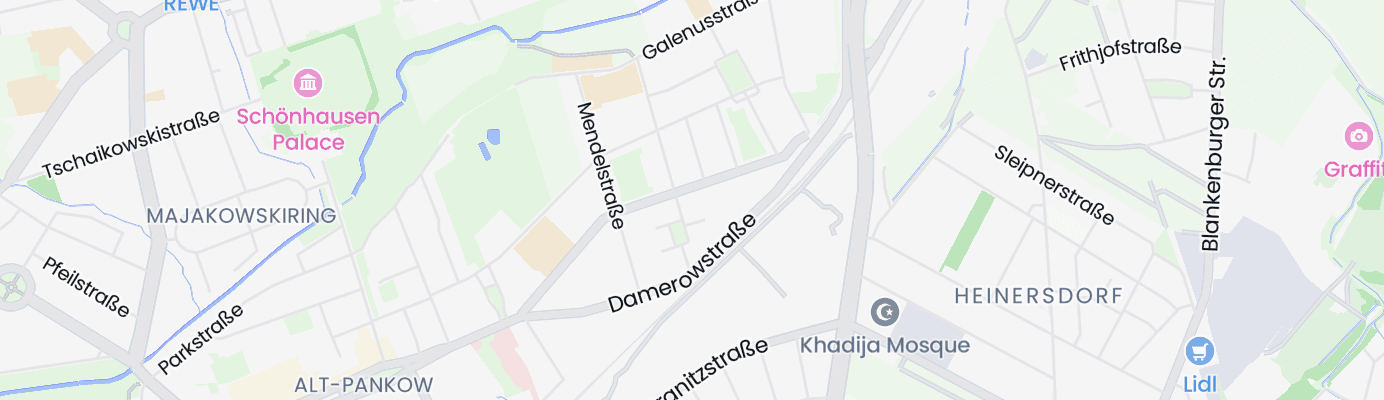 Karte mit dem ungefähren Standort