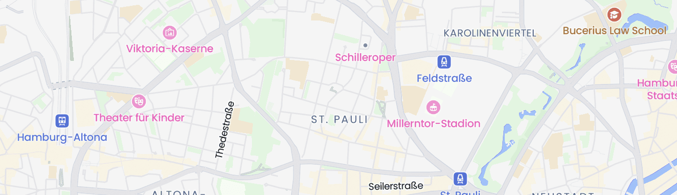 Karte mit dem ungefähren Standort
