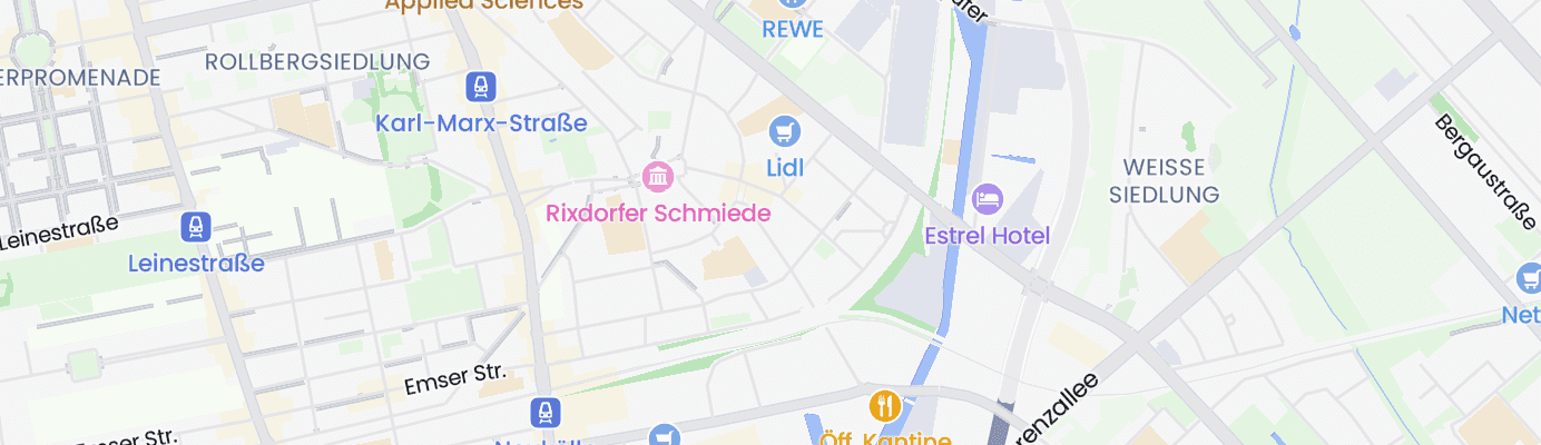 Karte mit dem ungefähren Standort