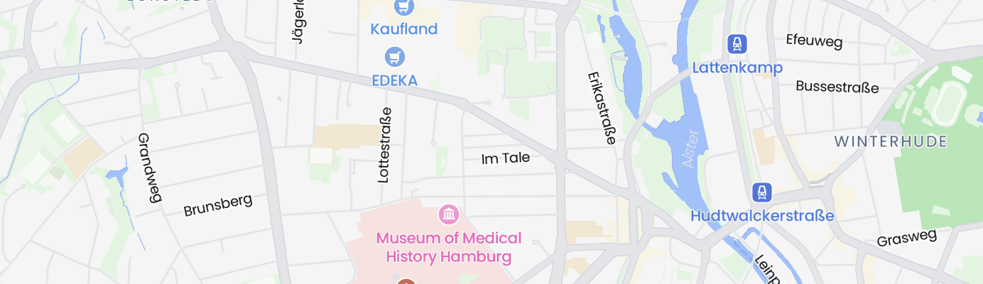 Karte mit dem ungefähren Standort