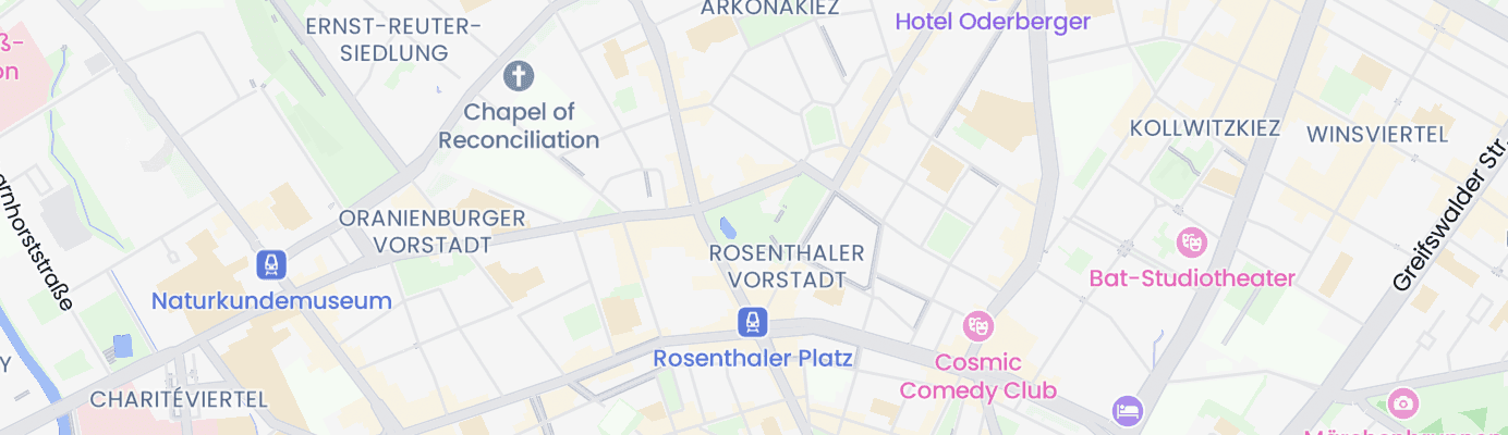 Karte mit dem ungefähren Standort