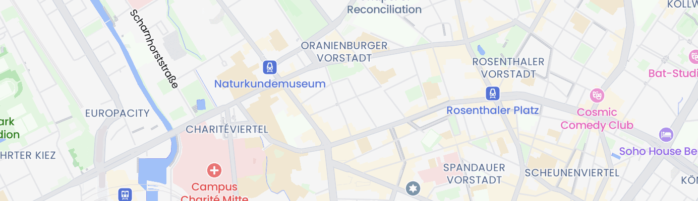 Karte mit dem ungefähren Standort