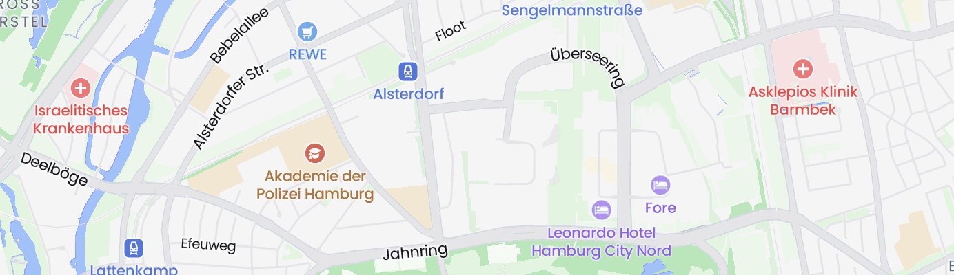 Karte mit dem ungefähren Standort