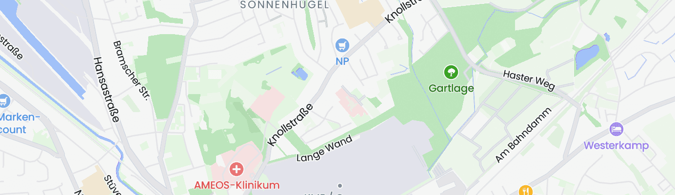 Karte mit dem ungefähren Standort
