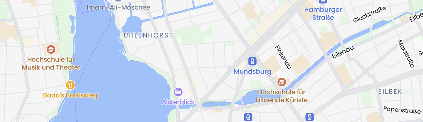 Karte mit dem ungefähren Standort