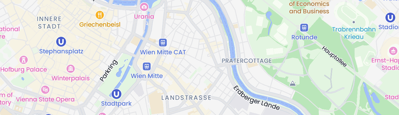 Karte mit dem ungefähren Standort