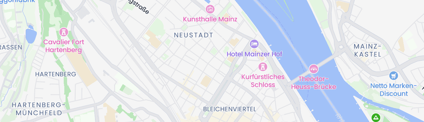 Karte mit dem ungefähren Standort
