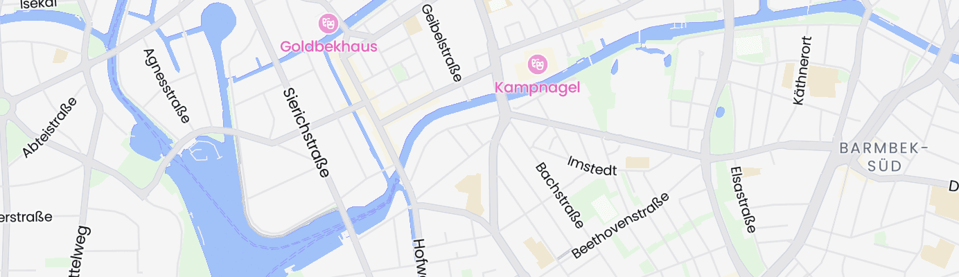 Karte mit dem ungefähren Standort