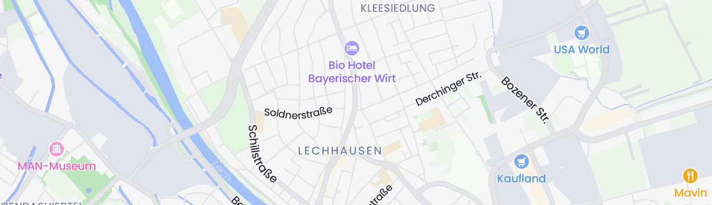 Karte mit dem ungefähren Standort