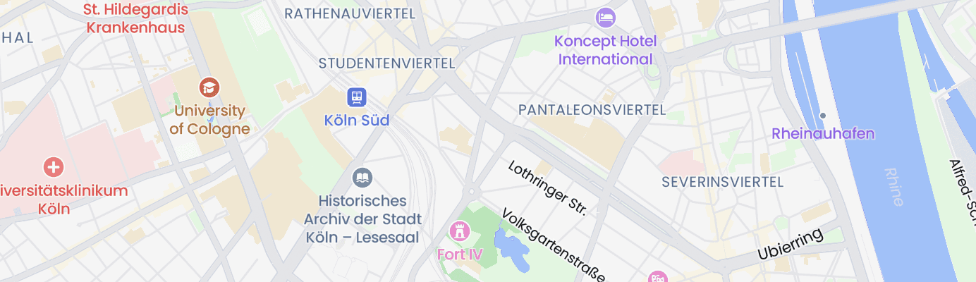 Karte mit dem ungefähren Standort