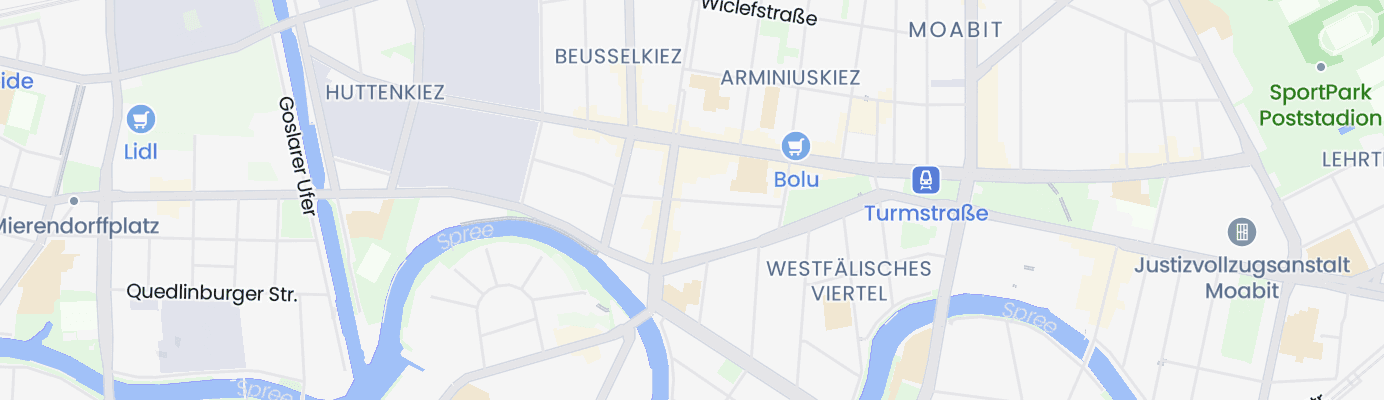 Karte mit dem ungefähren Standort