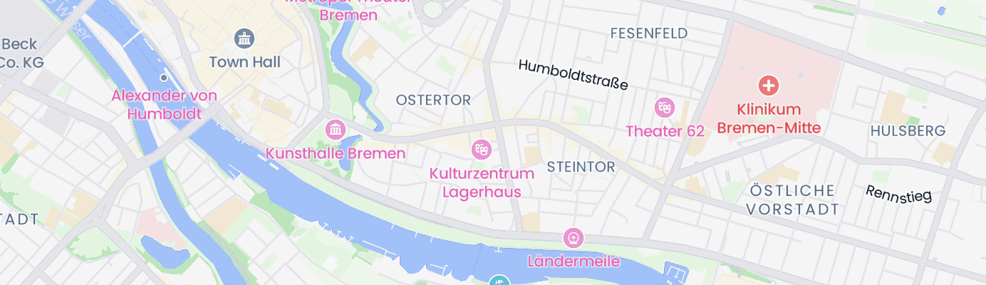 Map showing the approximate location