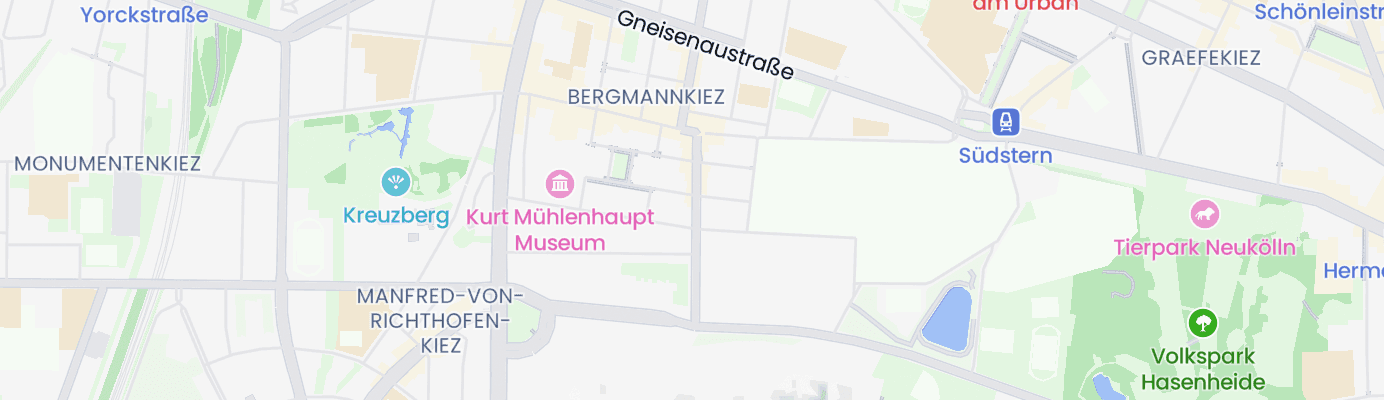 Karte mit dem ungefähren Standort