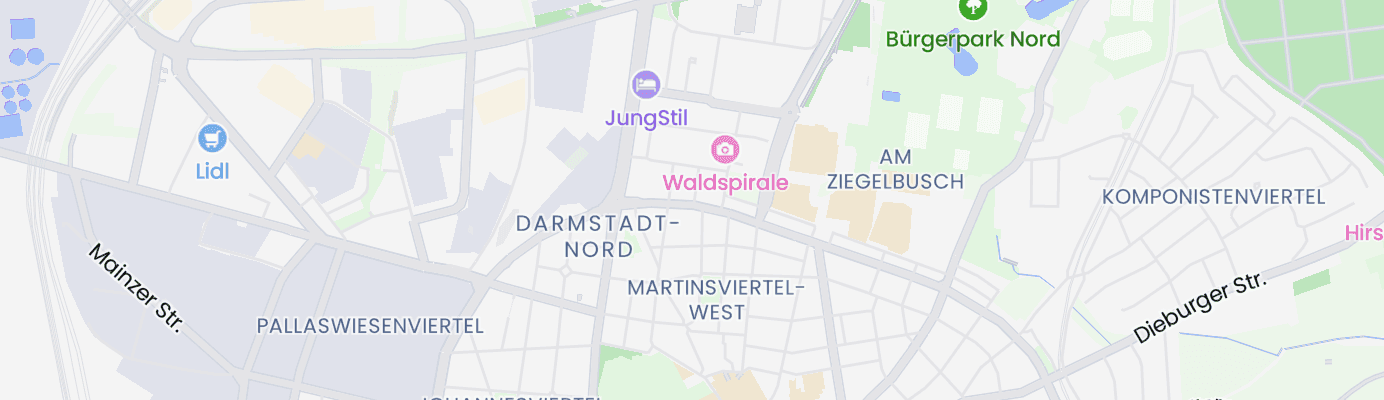 Karte mit dem ungefähren Standort