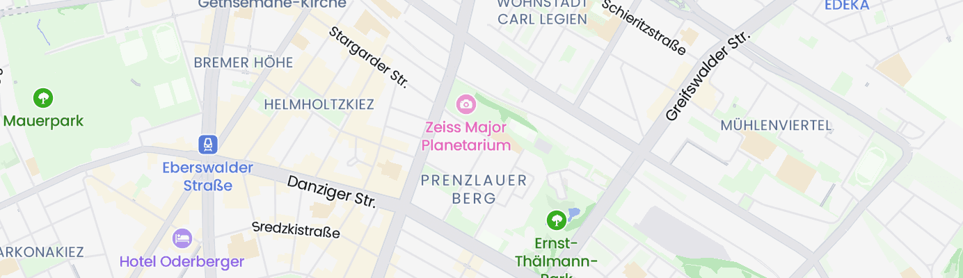 Karte mit dem ungefähren Standort