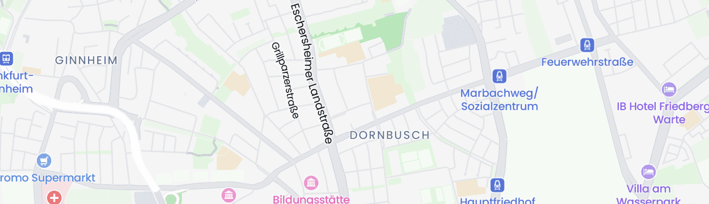 Karte mit dem ungefähren Standort