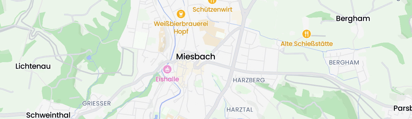 Karte mit dem ungefähren Standort