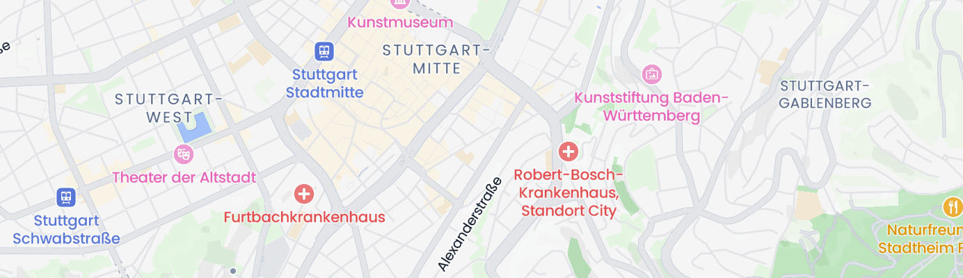 Karte mit dem ungefähren Standort