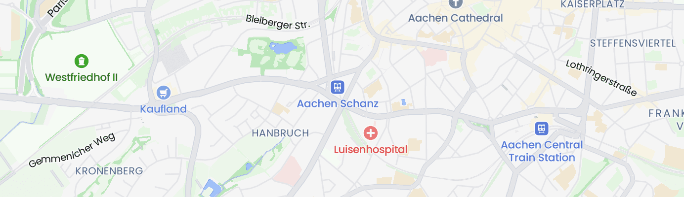 Karte mit dem ungefähren Standort