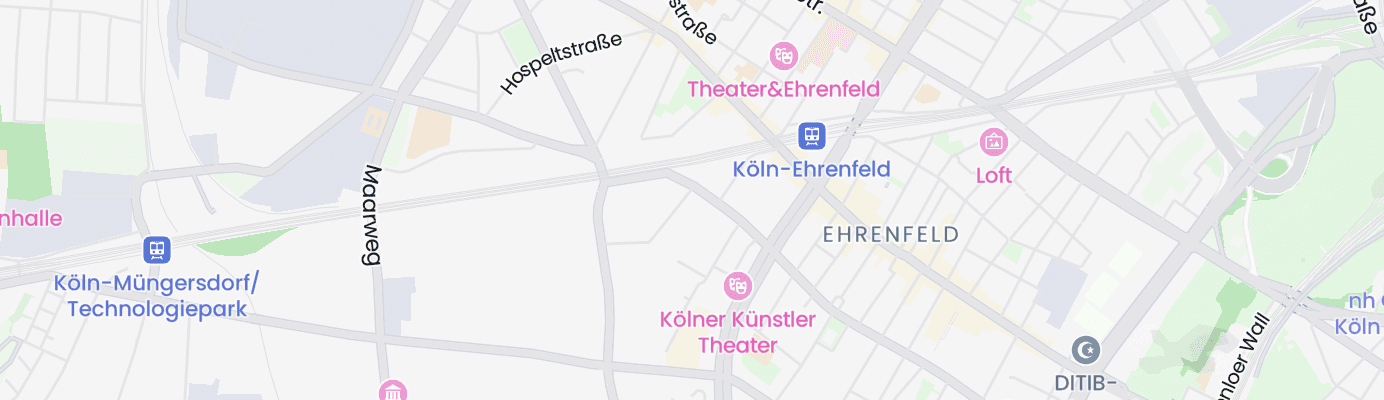 Karte mit dem ungefähren Standort