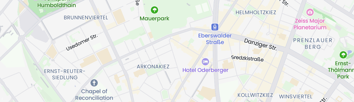 Karte mit dem ungefähren Standort