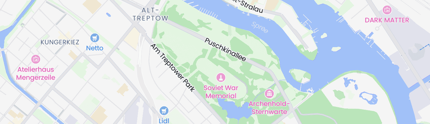 Karte mit dem ungefähren Standort