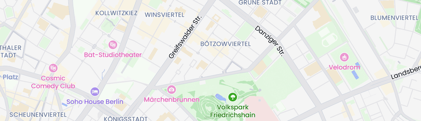 Karte mit dem ungefähren Standort