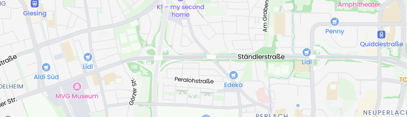 Karte mit dem ungefähren Standort