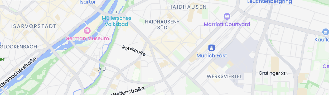 Karte mit dem ungefähren Standort