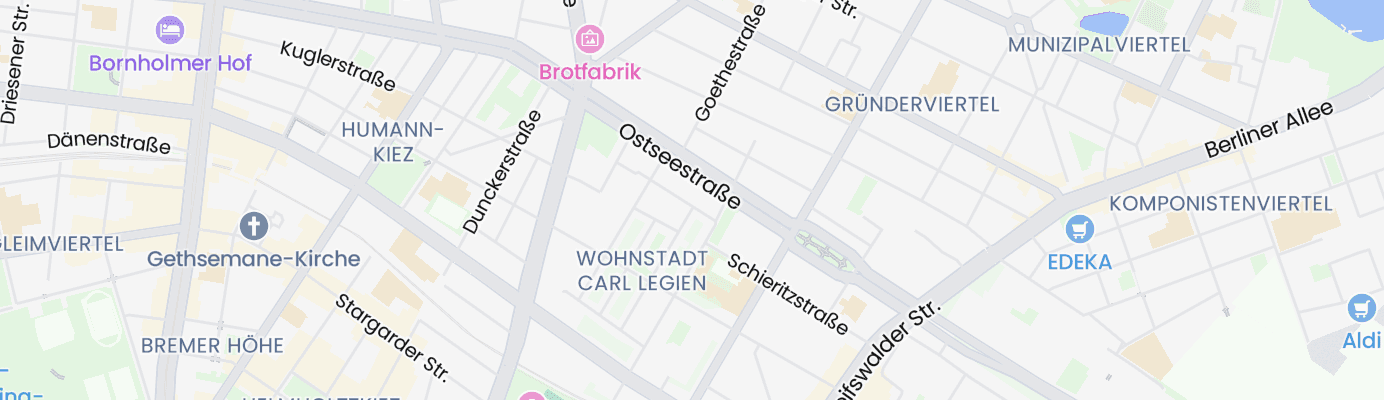 Karte mit dem ungefähren Standort