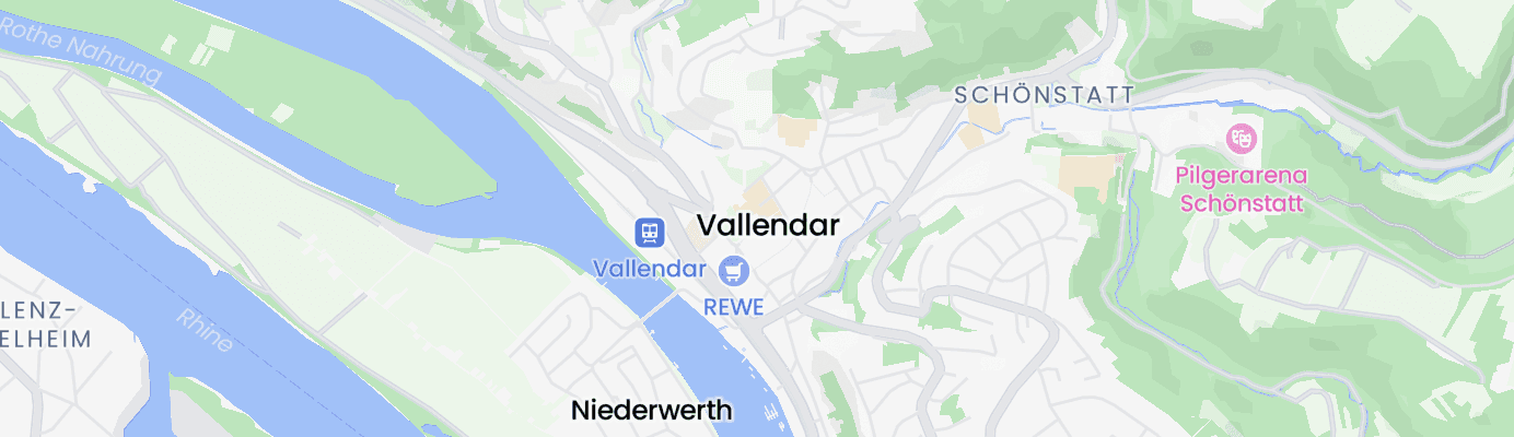 Karte mit dem ungefähren Standort