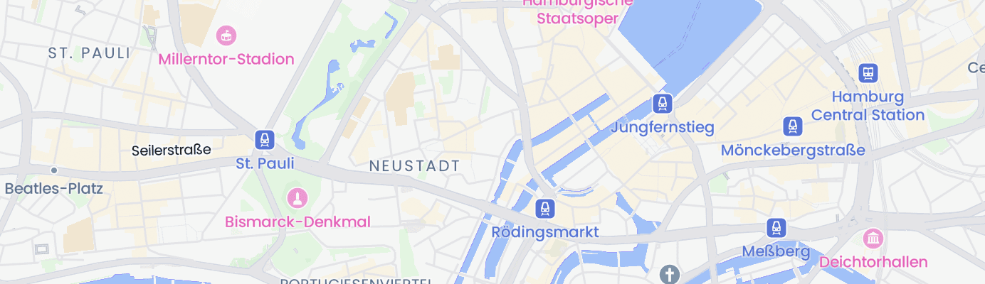 Karte mit dem ungefähren Standort